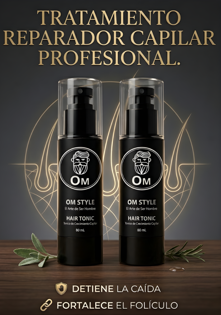 OM Style™ Tónico de Cabello - Detén la caída, activa tu potencial