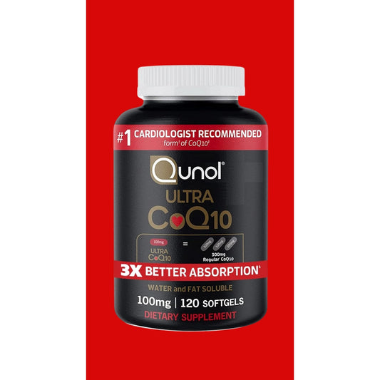 Qunol Ultra Coq10™  SUPLEMENTO CARDIOVASCULAR 2X1