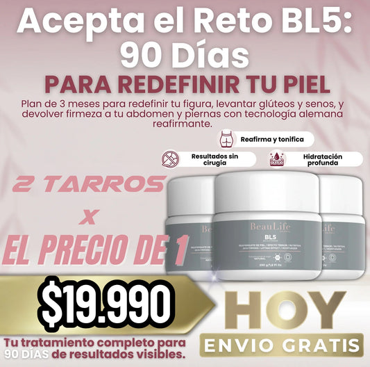 BL5™ CREMA REAFIRMANTE CORPORAL 2X1