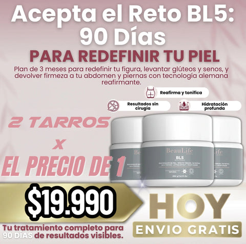 BL5™ CREMA REAFIRMANTE CORPORAL 2X1