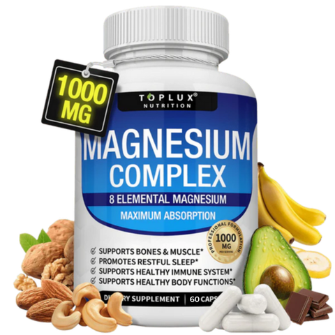 TopLux™ Magnesium Complex 60 CAPSULAS🍃 3x1