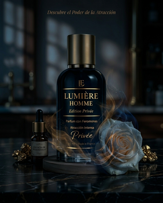 LUMIERE HOMME™ Perfume con Feromonas - Atrae sin palabras. Impacta con presencia.