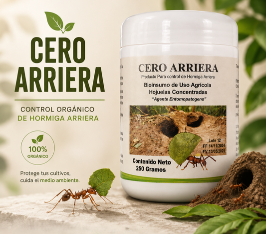 Cero Arriera™ Insecticida - Protege tu cosecha, honra la naturaleza.