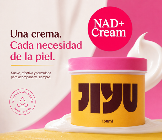 JiYu® NAD+: La energía celular que tu piel necesita para rejuvenecer.