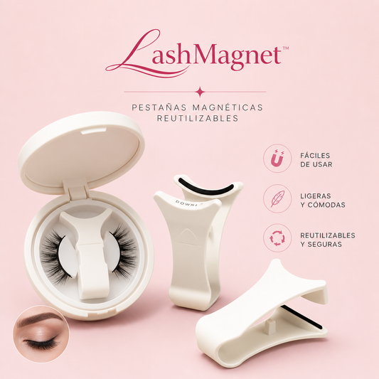 Lash Magnet™  Pestañas Magnéticas Reutilizables - Mirada de Impacto en Segundos