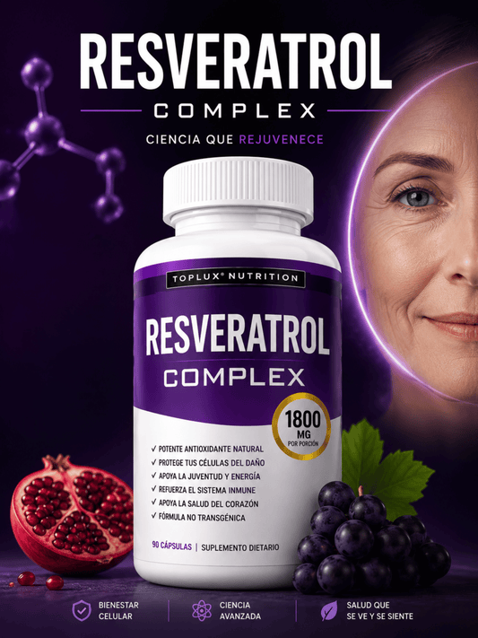 TopLux™ Resveratrol Complex - Antioxidante de vitalidad Celular