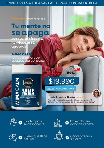 MIMA CALM™ SUPLEMENTO FORTALECEDOR DEL SUEÑO