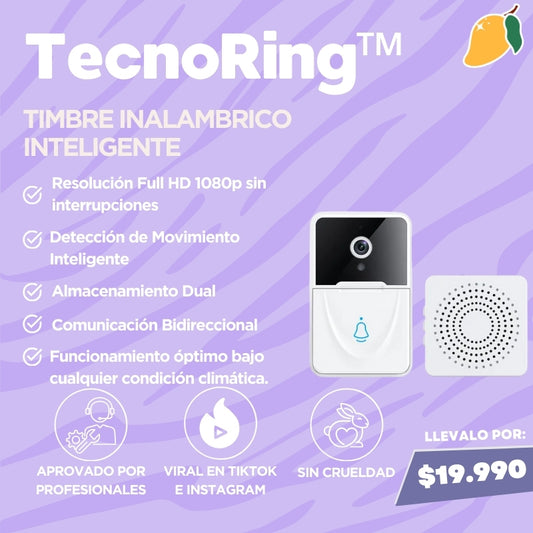 TECNORING™ TIMBRE INALÁMBRICO INTELIGENTE