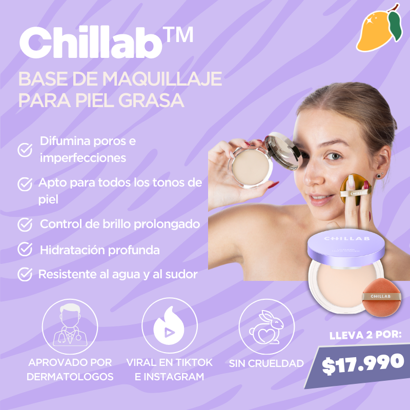 Chillab™ Base de maquillaje para piel grasa