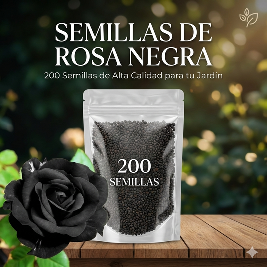 Semillas Rosa Negra™ - Cosecha Elegancia Pura