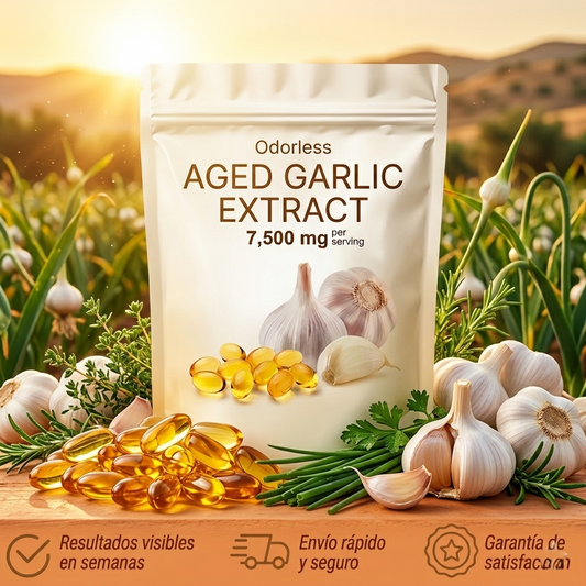Aged Garlic Extract™ - Tu escudo cardiovascular natural y bienestar celular