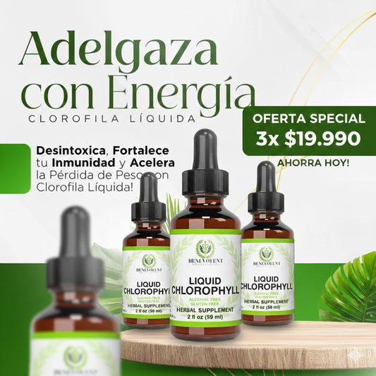 Clorofila Líquida™ - EL MEJOR ADELGAZANTE Y DETOX NATURAL