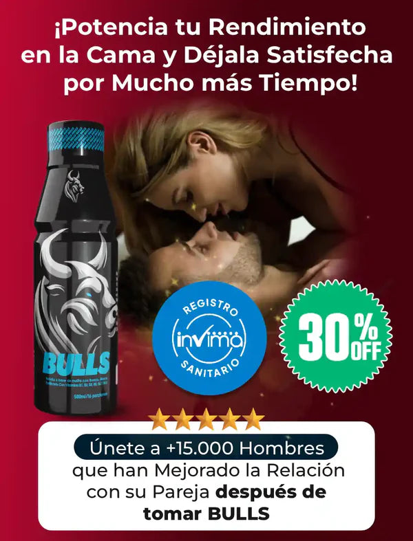 BULLS ™ POTENCIADOR MASCULINO ULTRA