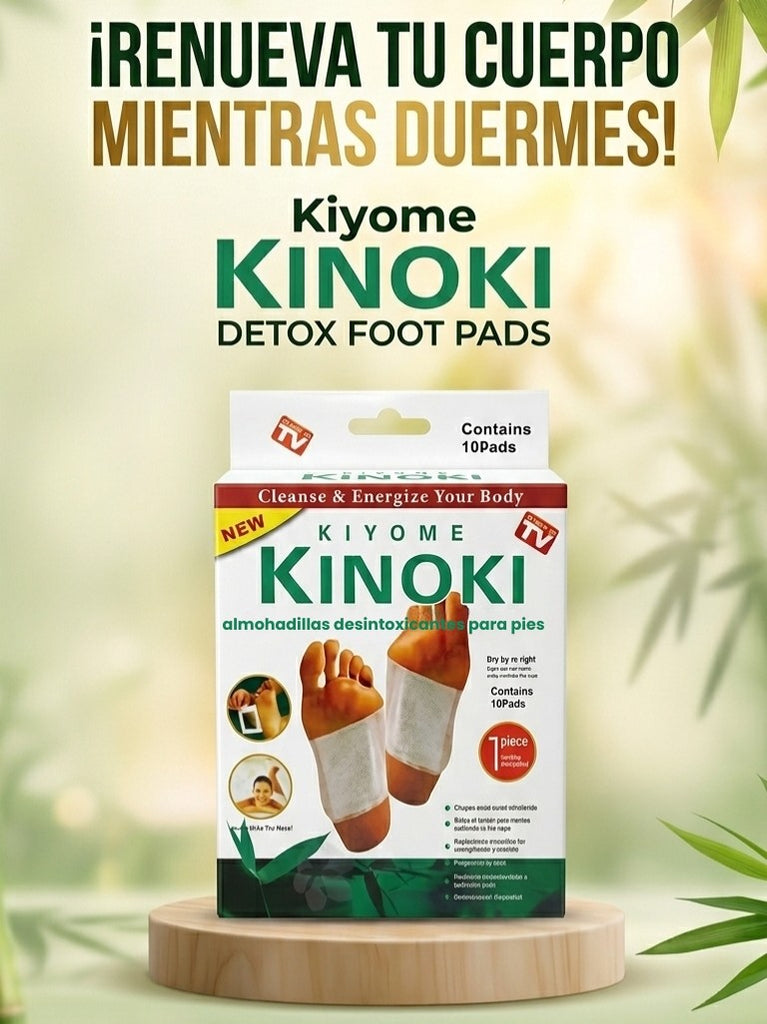 Kinoki™ Parches para Pie - Elimina Toxinas y Mejora el Dormir